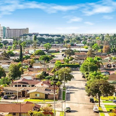 Anaheim CA county